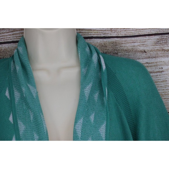 Bajee Collection Becool Womens Aztec Knit Cardigan Duster Sweater Sz Medium - Picture 2 of 6